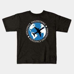 aerospace engineering airplane engineer aeronautical Kids T-Shirt